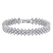 Celine Scatter Edge Bracelet | Silver