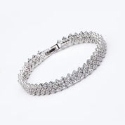 Celine Scatter Edge Bracelet | Silver