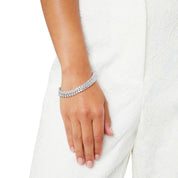 Tennis bracelet, silver tennis bracelet, tennis bracelet women, diamond tennis bracelet, tennis bracelet swarovski, wedding bracelet