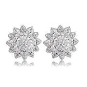 Julianna Cluster Earrings | Silver