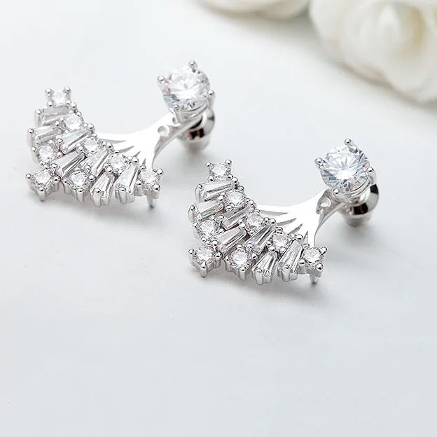 Silver on sale earring jackets