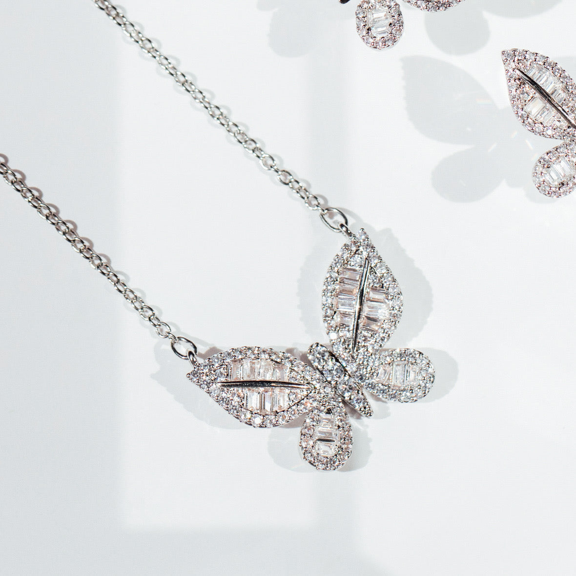 Butterfly Necklace | Silver