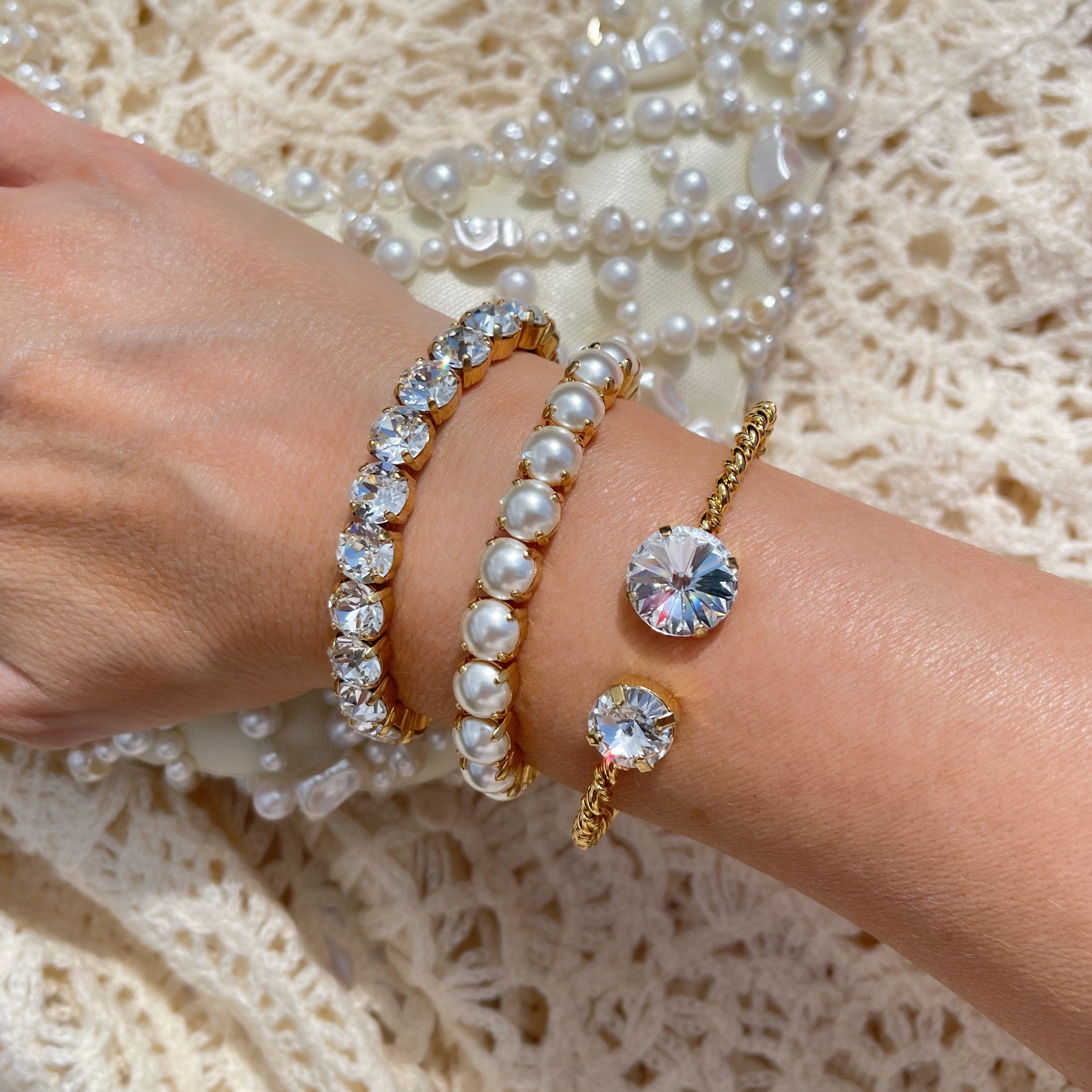 Tennis bracelet, stacking bracelet, boho bracelets, gemstone bracelets, swarovski tennis bracelet, crystal bracelet, gold cuff bracelet, wedding bracelet, going out bracelet