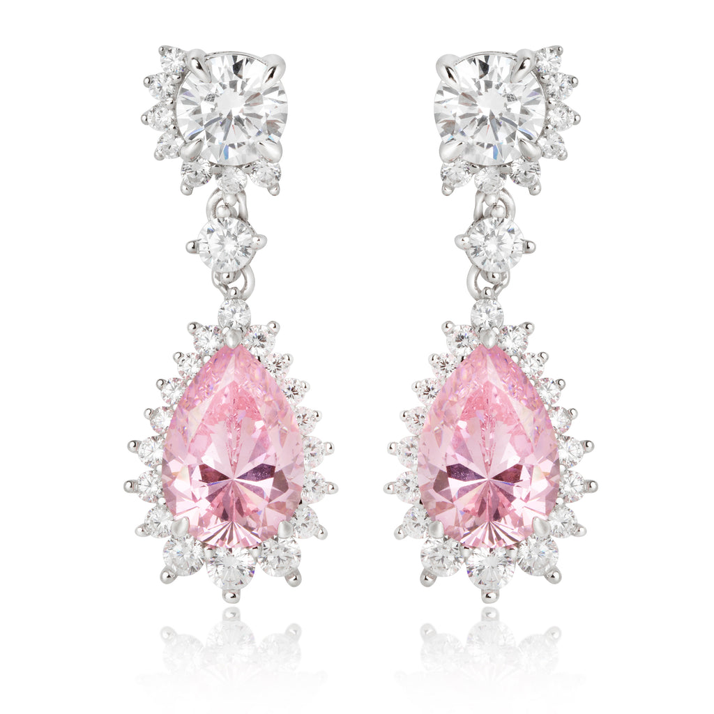 Buy Blush Pink Earrings,chandelier Earrings,bridal Earrings,blush  Bridesmaids Gift,pink Earrings,bright Pink Earrings,crystal Earrings Online  in India - Etsy