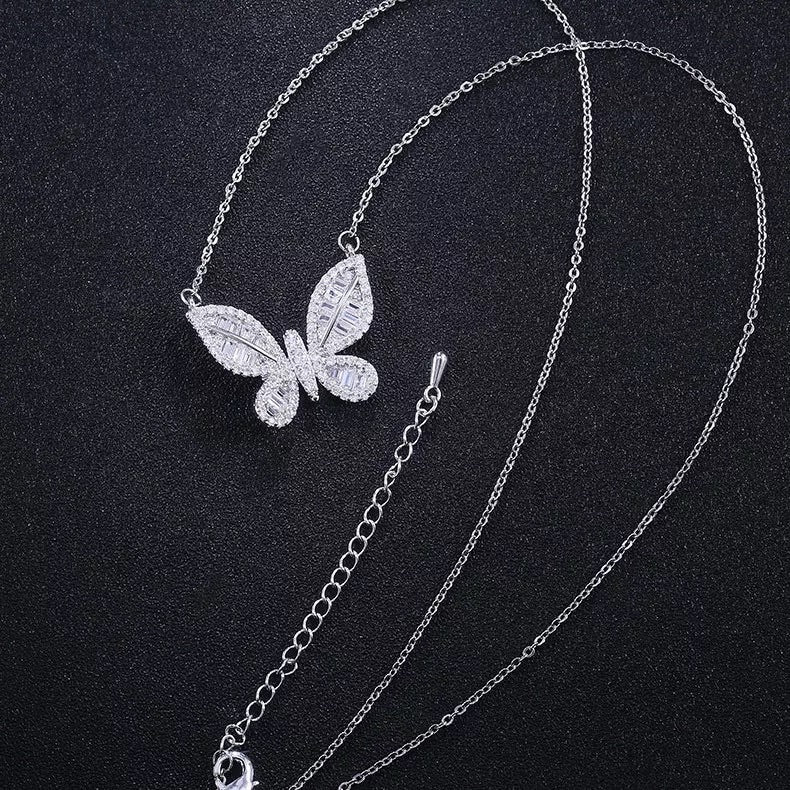 Butterfly Necklace | Silver